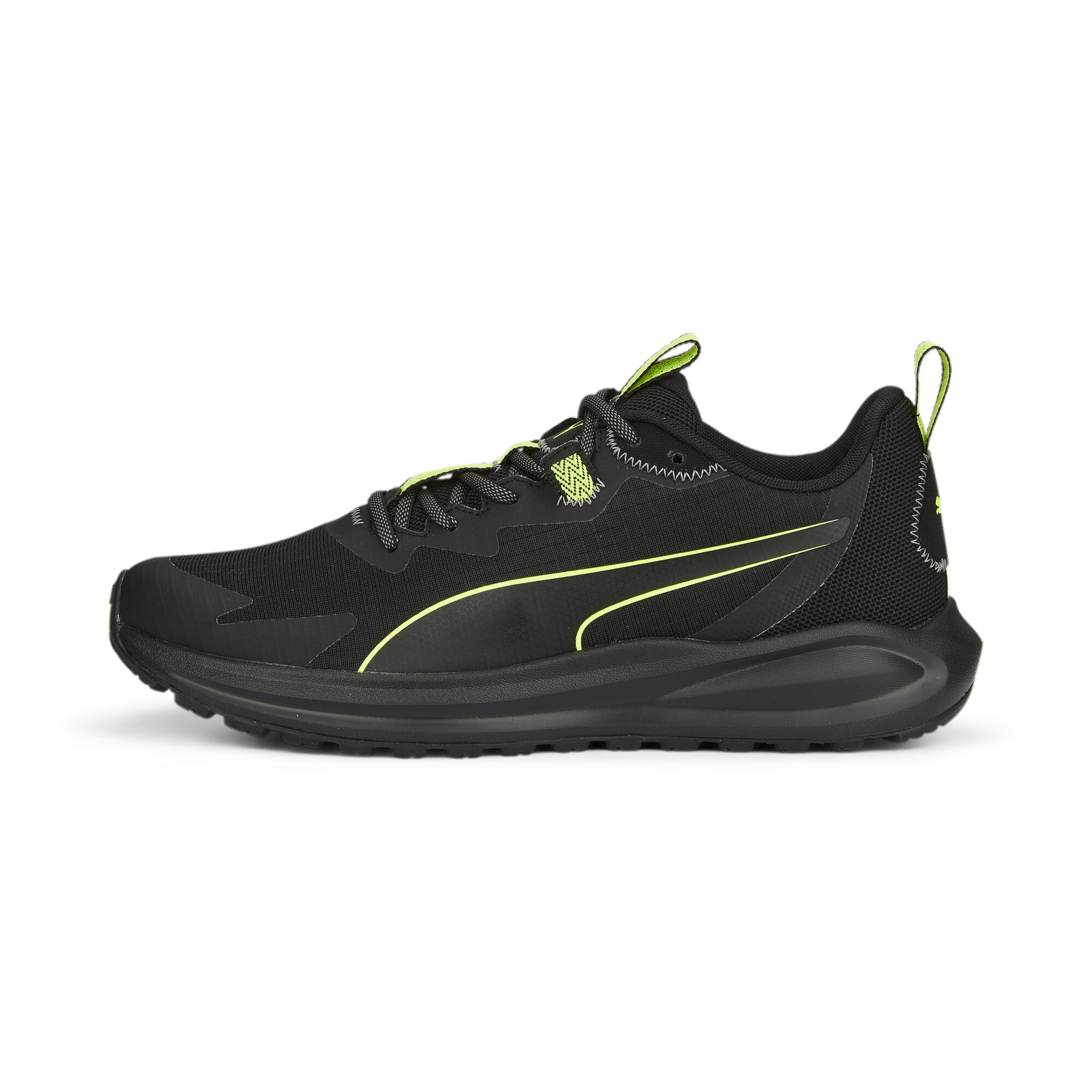 Men's Puma Twitch Runner Trail Shoes, Black, Size 38, Shoes