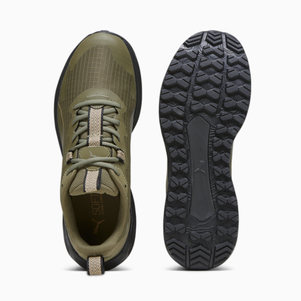 Twitch Runner Trail Shoes, PUMA Olive-PUMA Black, large-ZAF