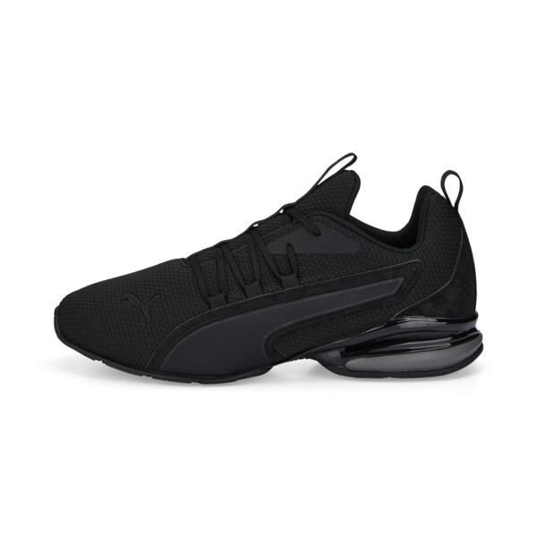 Puma Men's Axelion Nxt Camo Running Shoes In Black-castlerock