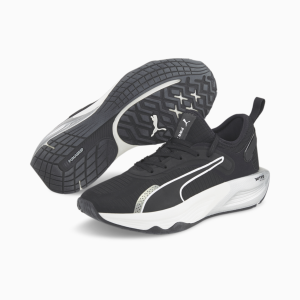 PWR XX NITRO™ Training Shoes Women, Puma Black-Puma White-Metallic Silver, large-ZAF