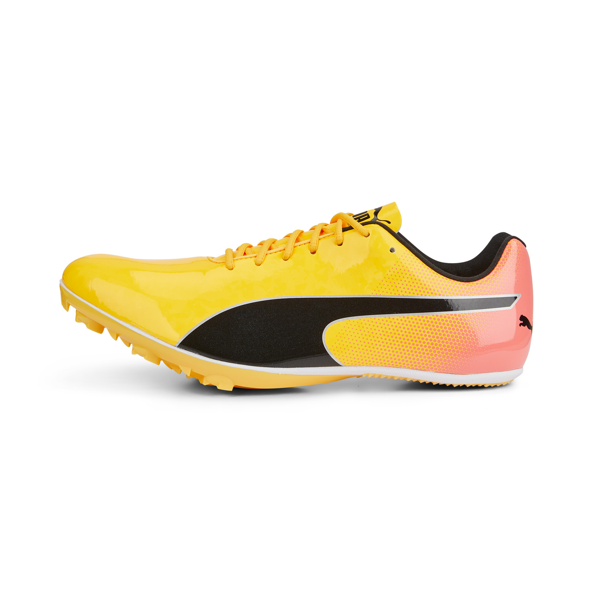 Puma evoSPEED Sprint 14 Leichtathletikschuhe Für Herren | Mit Color Gradient | Sun Stream/Sunset Glow/Black | Größe: 47