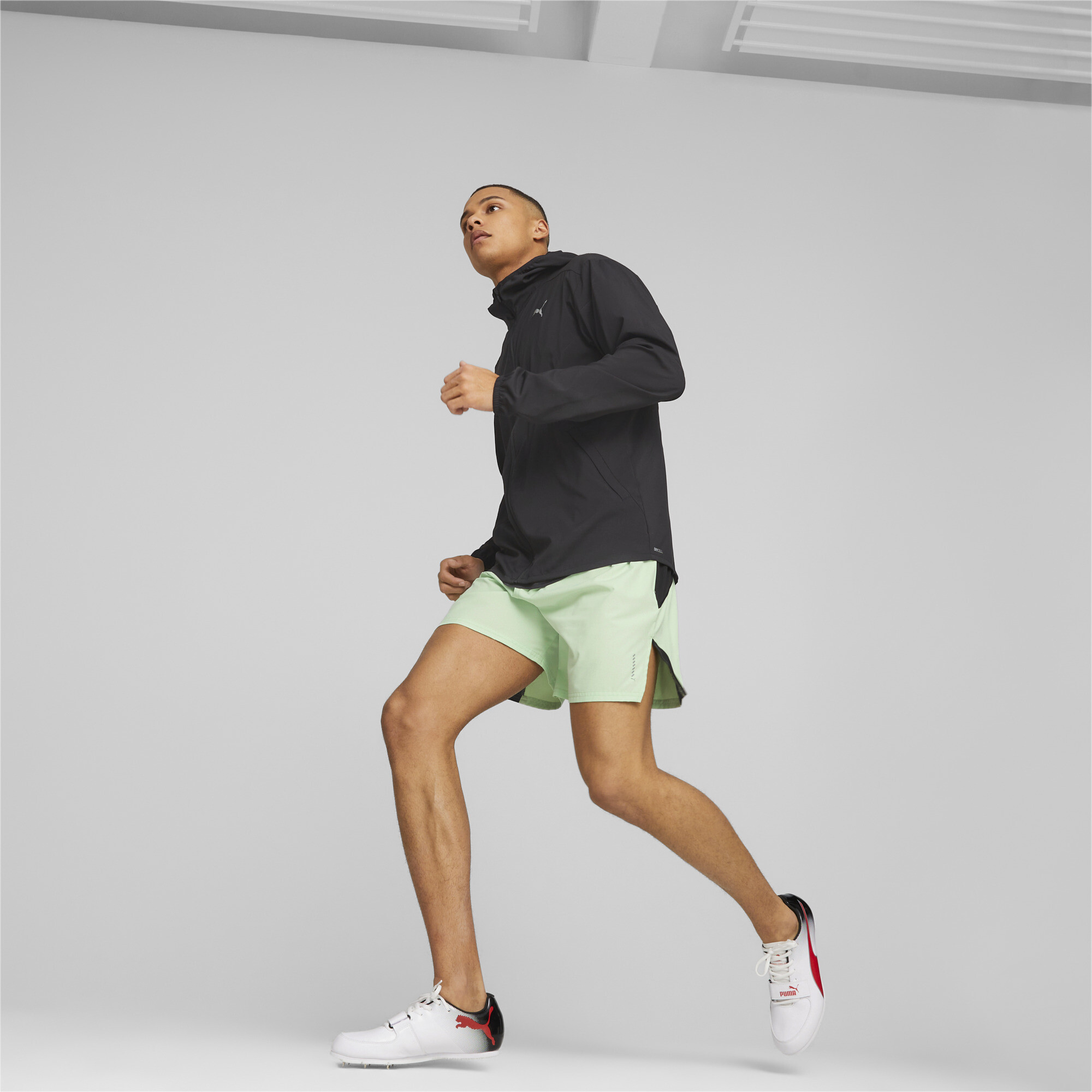 PUMA evoSPEED Long Jump 10 atletiekschoenen, Zwart/Rood/Wit, Maat 44,5 thumbnail 9