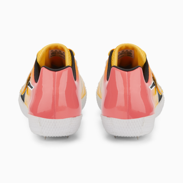 evoSPEED High Jump 10 Track and Field Shoes, Sun Stream-Sunset Glow-Puma Black, large-ZAF