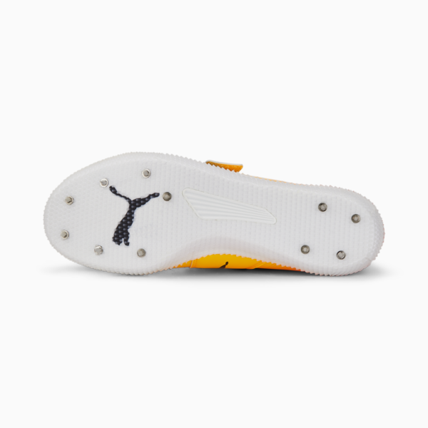 evoSPEED High Jump 10 Track and Field Shoes, Sun Stream-Sunset Glow-Puma Black, large-ZAF