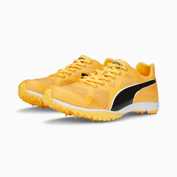 evoSPEED Haraka 7 Track and Field Shoes, Sun Stream-Sunset Glow-Puma Black, large-ZAF