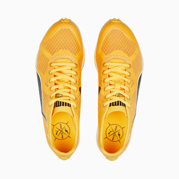 evoSPEED Haraka 7 Track and Field Shoes, Sun Stream-Sunset Glow-Puma Black, large-ZAF