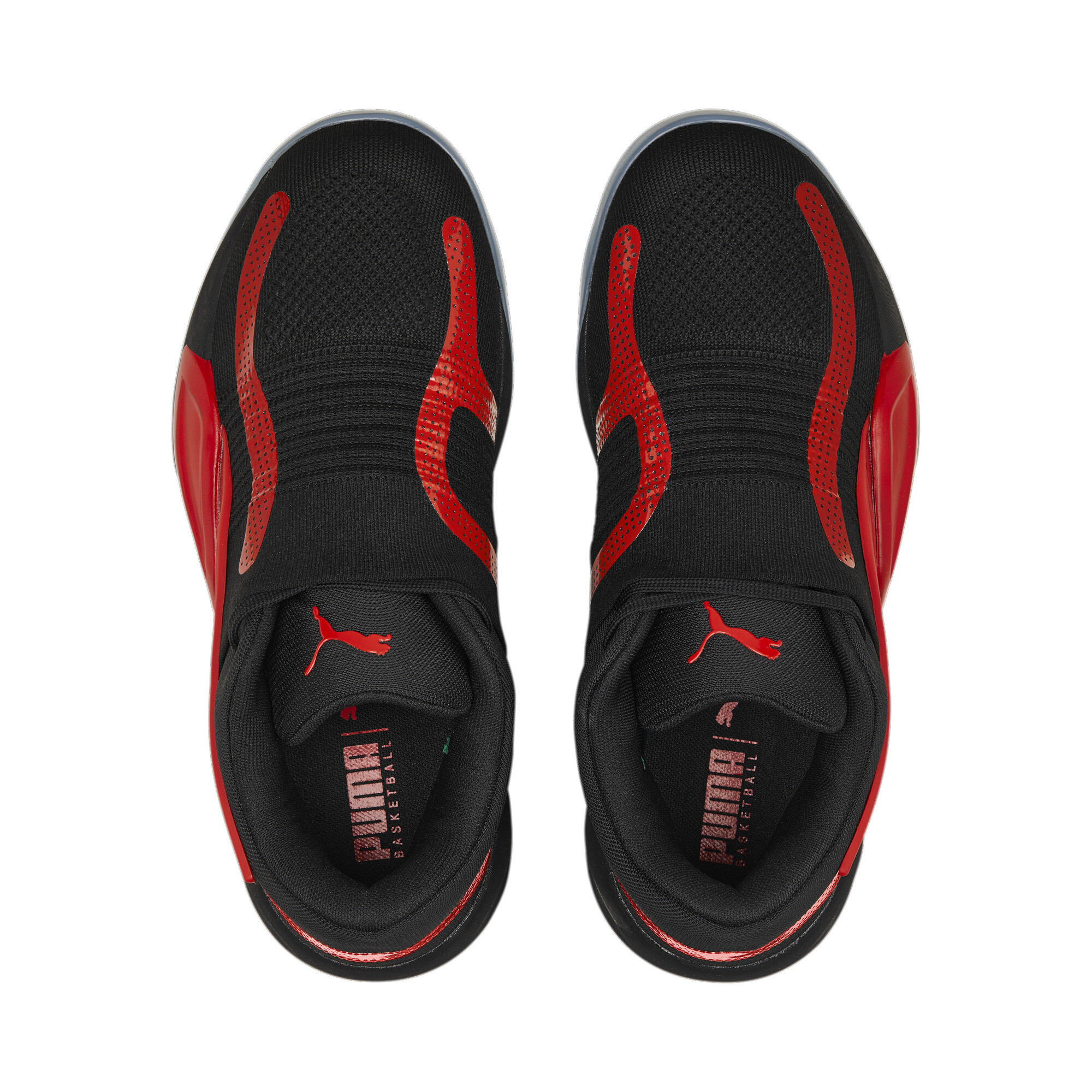 Men's Puma Rise NITRO Basketball Shoes, Black, Size 35.5, Shoes
