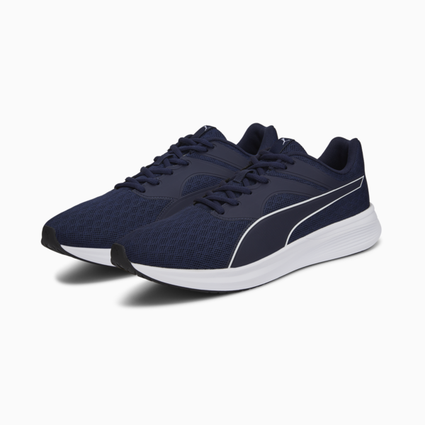 Transport Running Shoes, Peacoat-Puma White, large-ZAF