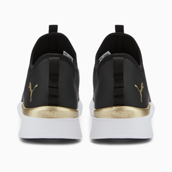Remedie Slip-On Training Shoes Women, Puma Black-Puma White-Puma Team Gold, large-ZAF