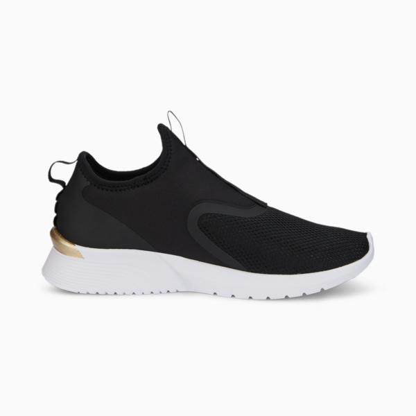 Remedie Slip-On Training Shoes Women, Puma Black-Puma White-Puma Team Gold, large-ZAF