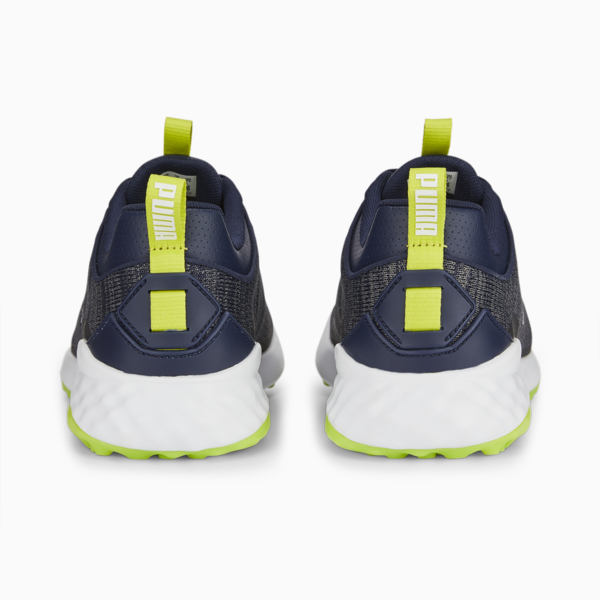 FUSION Pro Golf Shoes Men, PUMA Navy-PUMA Silver-Lime Smash, large-ZAF