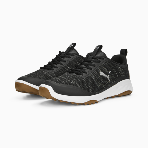 FUSION Pro Golf Shoes Men, PUMA Black-PUMA Silver, large-ZAF