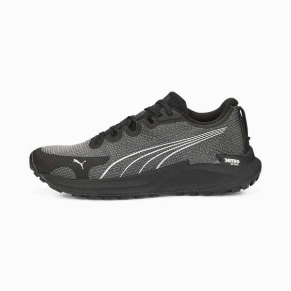 Fast-Trac NITRO™ Women's Trail Running Shoes, Puma Black-Metallic Silver, large-ZAF