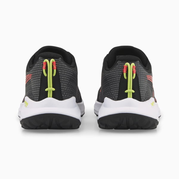 Fast-Trac NITRO™ Women's Trail Running Shoes, Puma Black-Sunset Glow-Light Lime, large-ZAF