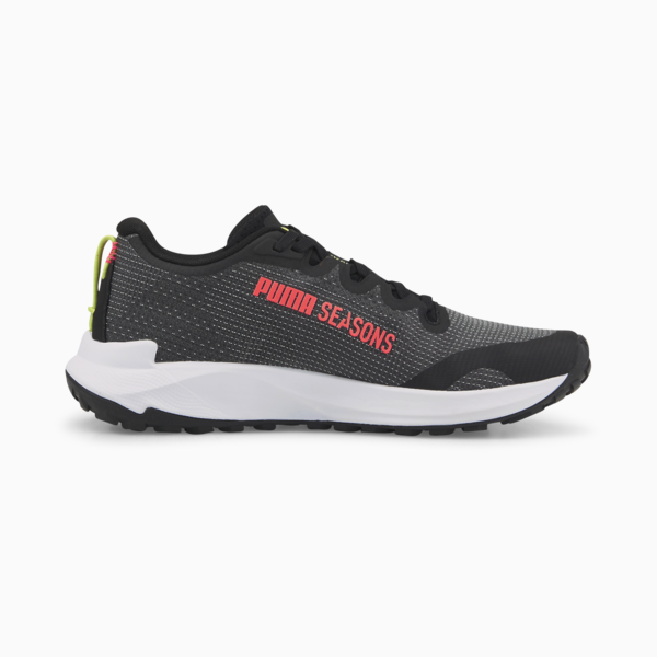 Fast-Trac NITRO™ Women's Trail Running Shoes, Puma Black-Sunset Glow-Light Lime, large-ZAF