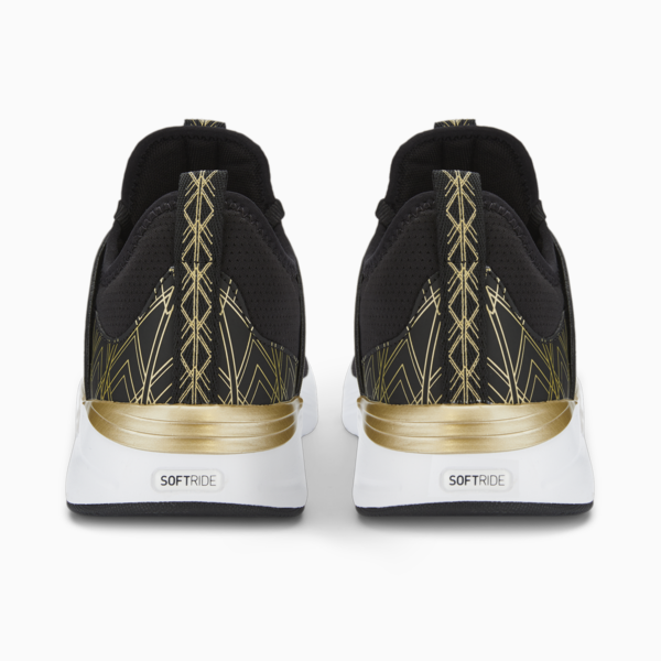 Softride Ruby Deco Glam Running Shoes Women, Puma Black-Puma Team Gold, large-ZAF