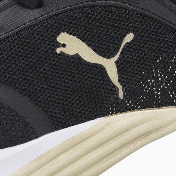 Softride Ruby Deco Glam Running Shoes Women, Puma Black-Puma Team Gold, large-ZAF
