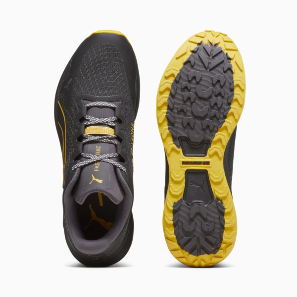 Fast-Trac NITRO GORE-TEX® Men's Trail Running Shoes, PUMA Black-Yellow Sizzle, large-ZAF