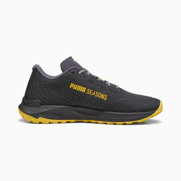 Fast-Trac NITRO GORE-TEX® Men's Trail Running Shoes, PUMA Black-Yellow Sizzle, large-ZAF