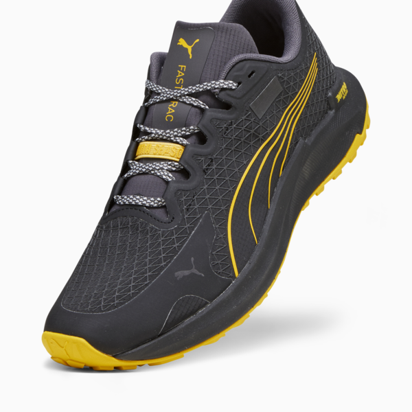 Fast-Trac NITRO GORE-TEX® Men's Trail Running Shoes, PUMA Black-Yellow Sizzle, large-ZAF
