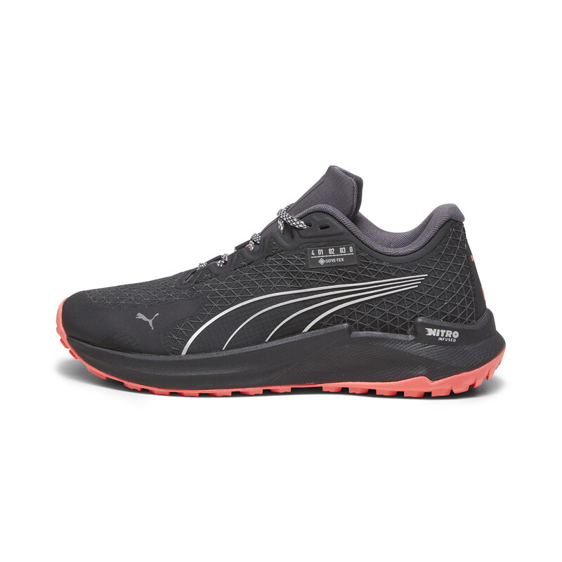 Women s PUMA Fast Trac NITRO GORE TEX Trail Running Shoes in Black Pink size UK 5
