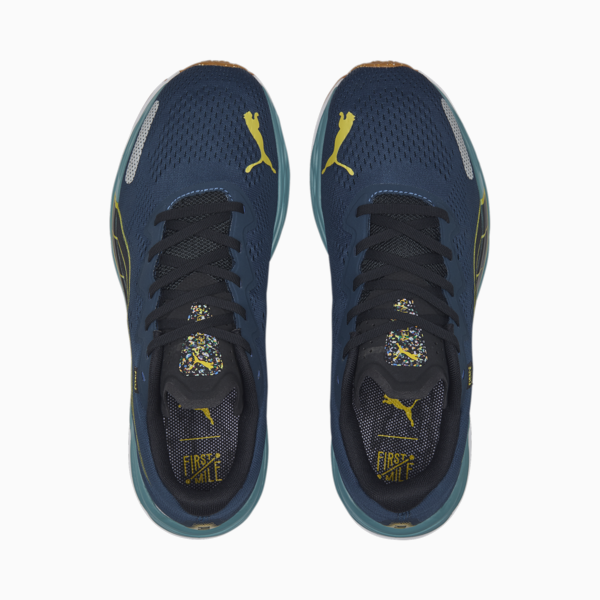 PUMA x FIRST MILE Velocity NITRO 2 Running Shoes Men, Dark Night-Fresh Pear, large-ZAF