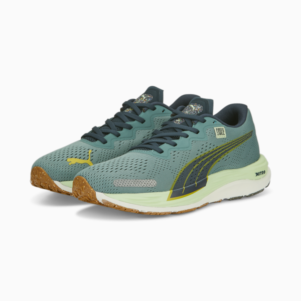 PUMA x FIRST MILE Velocity NITRO 2 Running Shoes Women, Adriatic-Dark Night-Fresh Pear, large-ZAF