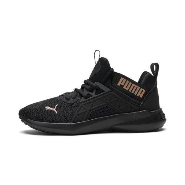 Puma Softride Enzo Nxt Women's Wide Running Shoes In Black-rose Gold