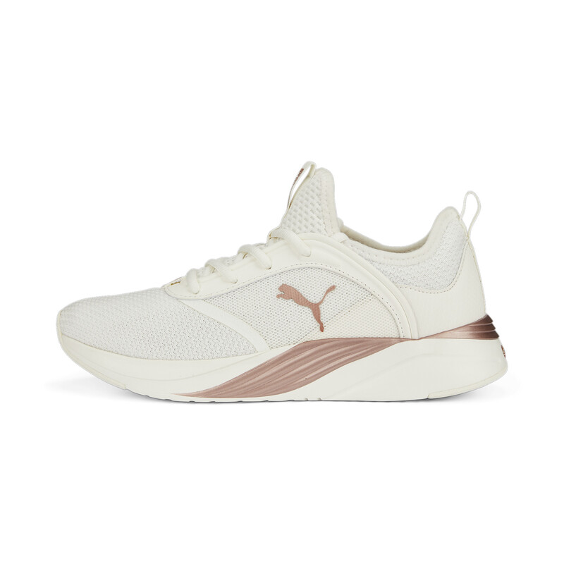 

Women's PUMA SOFTRIDE Ruby Better Running Shoes, White/pink/gold