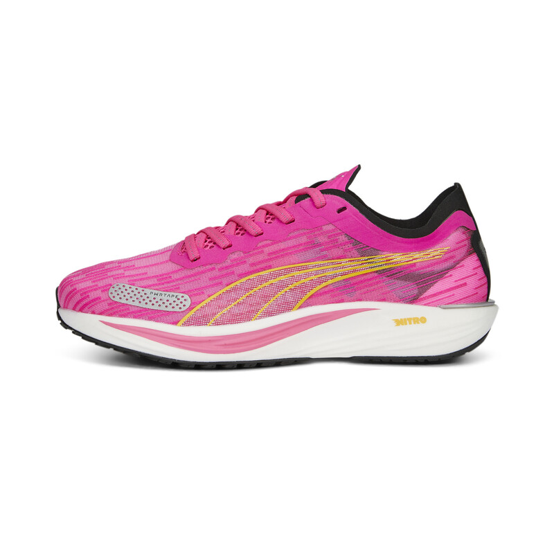 Women's PUMA Velocity NITRO 2 Running Shoes in Black/Pink size UK