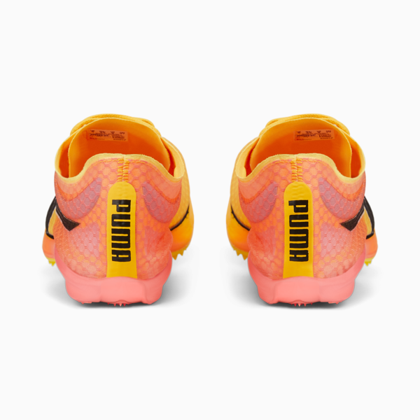 evoSPEED Distance Nitro Elite Track and Field Spikes, Sun Stream-Sunset Glow-Puma Black, large-ZAF
