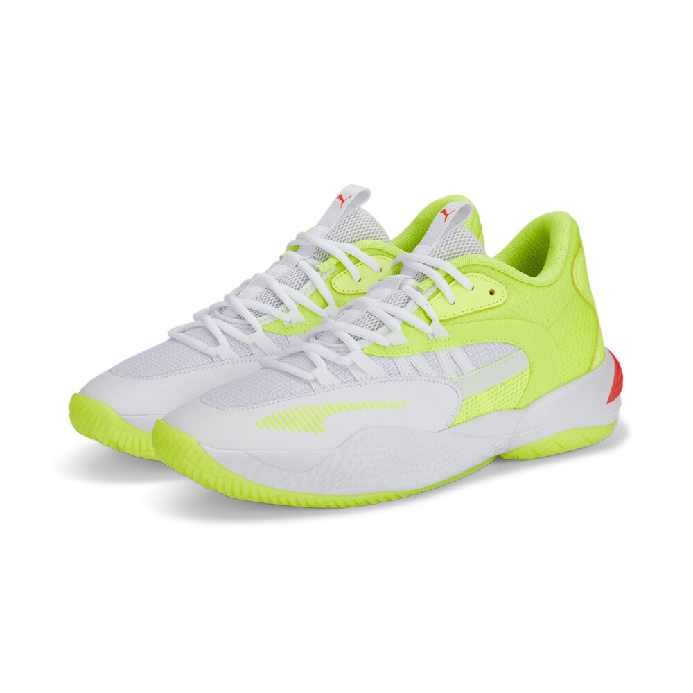 Court Rider 2.0 Glow Stick Basketball Shoes White PUMA