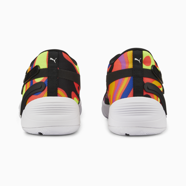 TRC Blaze Court Lava Basketball Shoes, Ocean Dive-Fiery Coral, large-MEX
