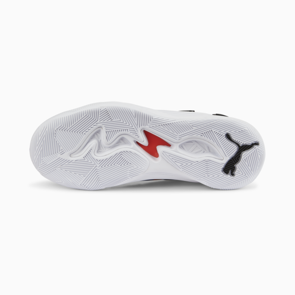 TRC Blaze Court Lava Basketball Shoes, Ocean Dive-Fiery Coral, large-MEX