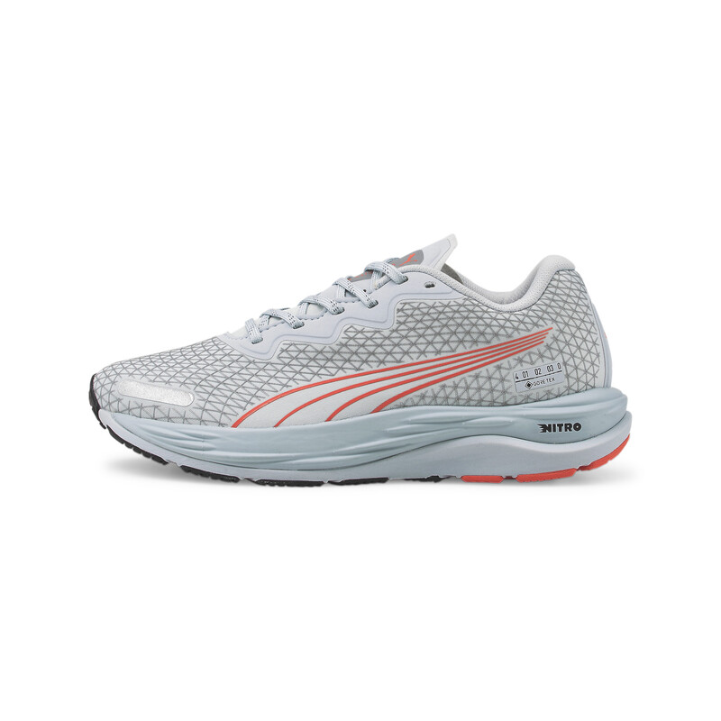 Women's PUMA Velocity NITRO 2 GORE-TEX Trail Running Shoes in Gray size UK 7