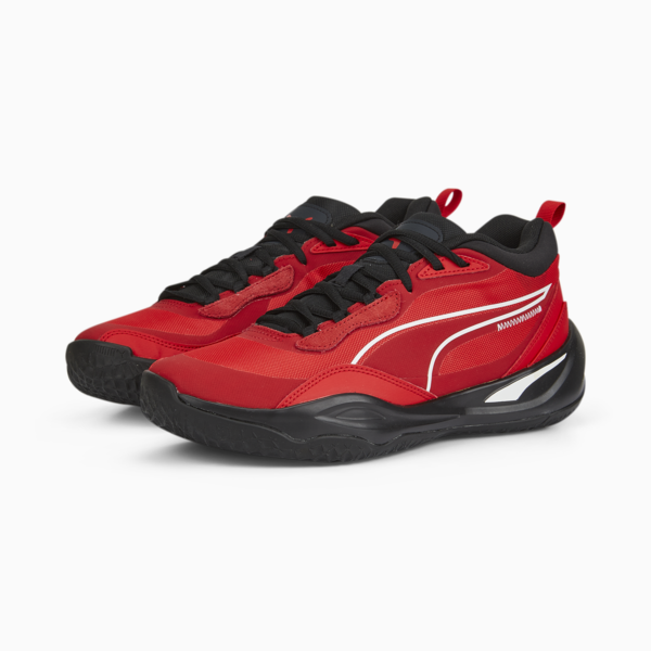 Playmaker Pro Basketball Shoes, High Risk Red-Jet Black, large-ZAF