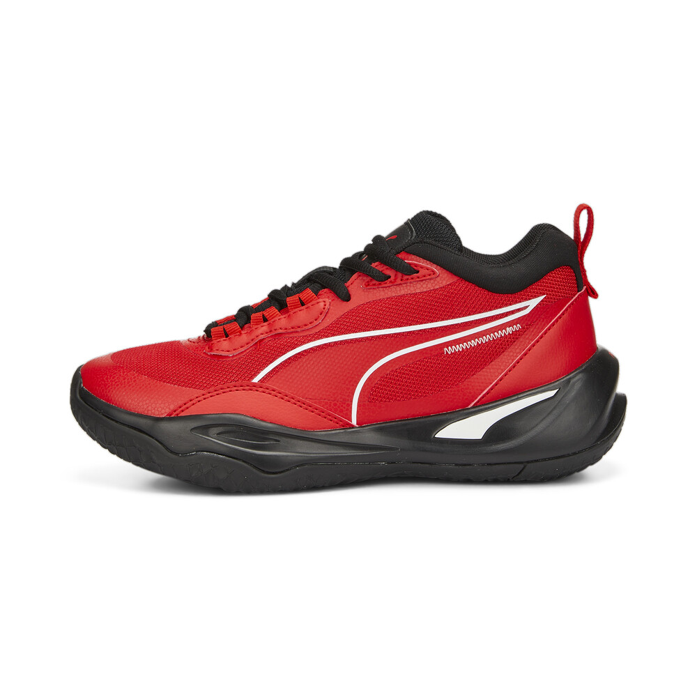 Playmaker Pro Basketball Youth Shoes | Red - PUMA