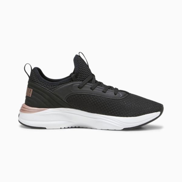 Softride Ruby Luxe Running Shoes Women, PUMA Black-Rose Gold, large-ZAF