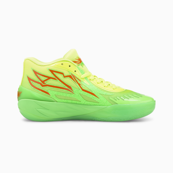 PUMA x NICKELODEON SLIME™ MB.02 Basketball Shoes, 802 C Fluro Green PES-Lime Squeeze, large-ZAF