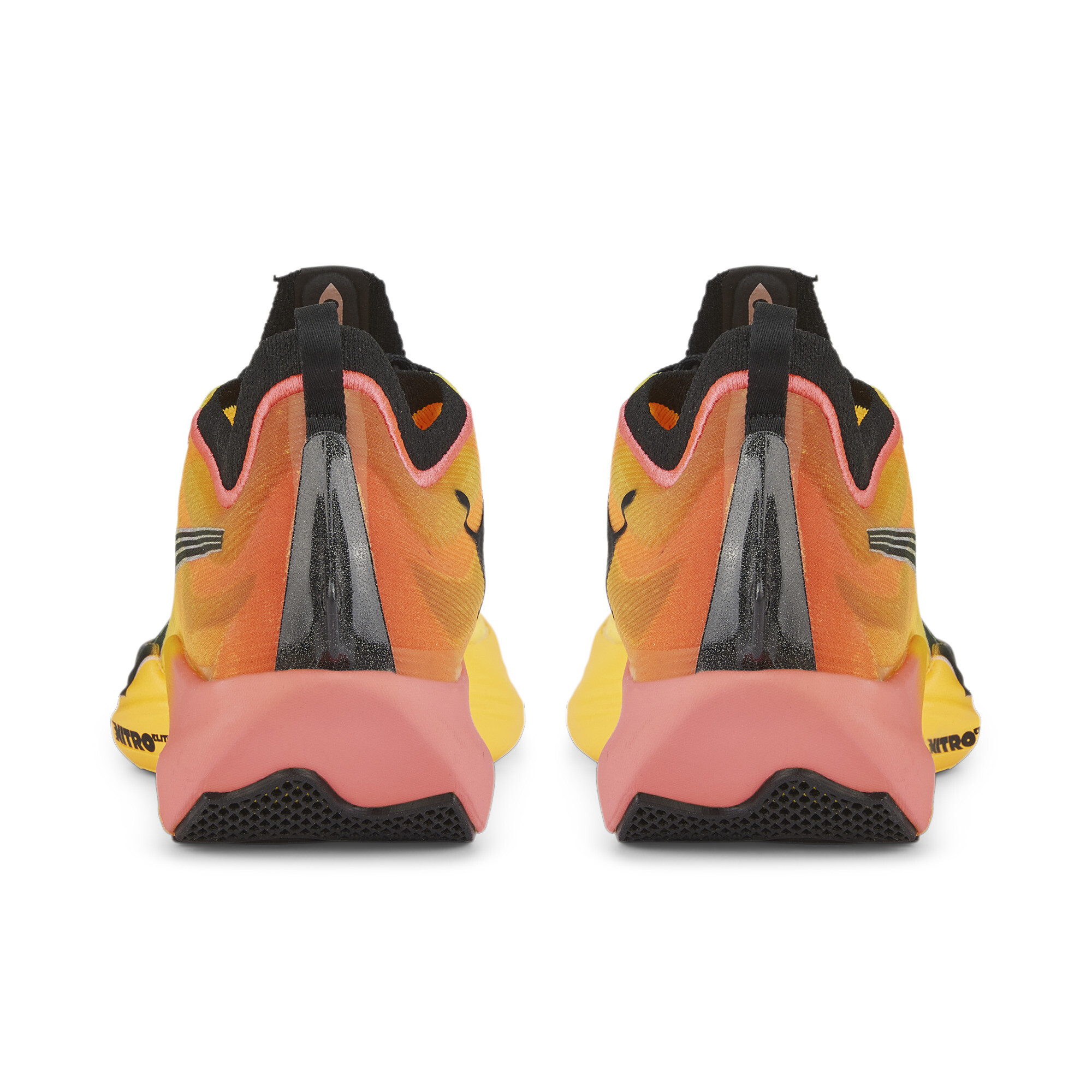 Women's PUMA Fast-R NITRO Elite Fireglow Running Shoes Women In Orange, Size EU 40