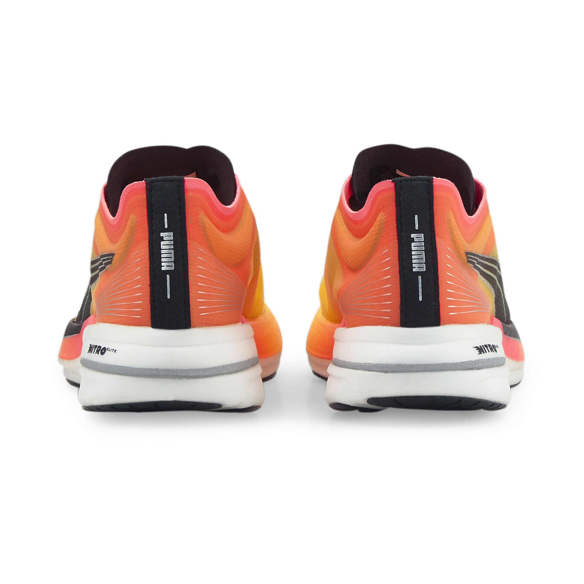 Women's PUMA Deviate NITRO Elite Fireglow Running Shoes Women In Orange, Size EU 38
