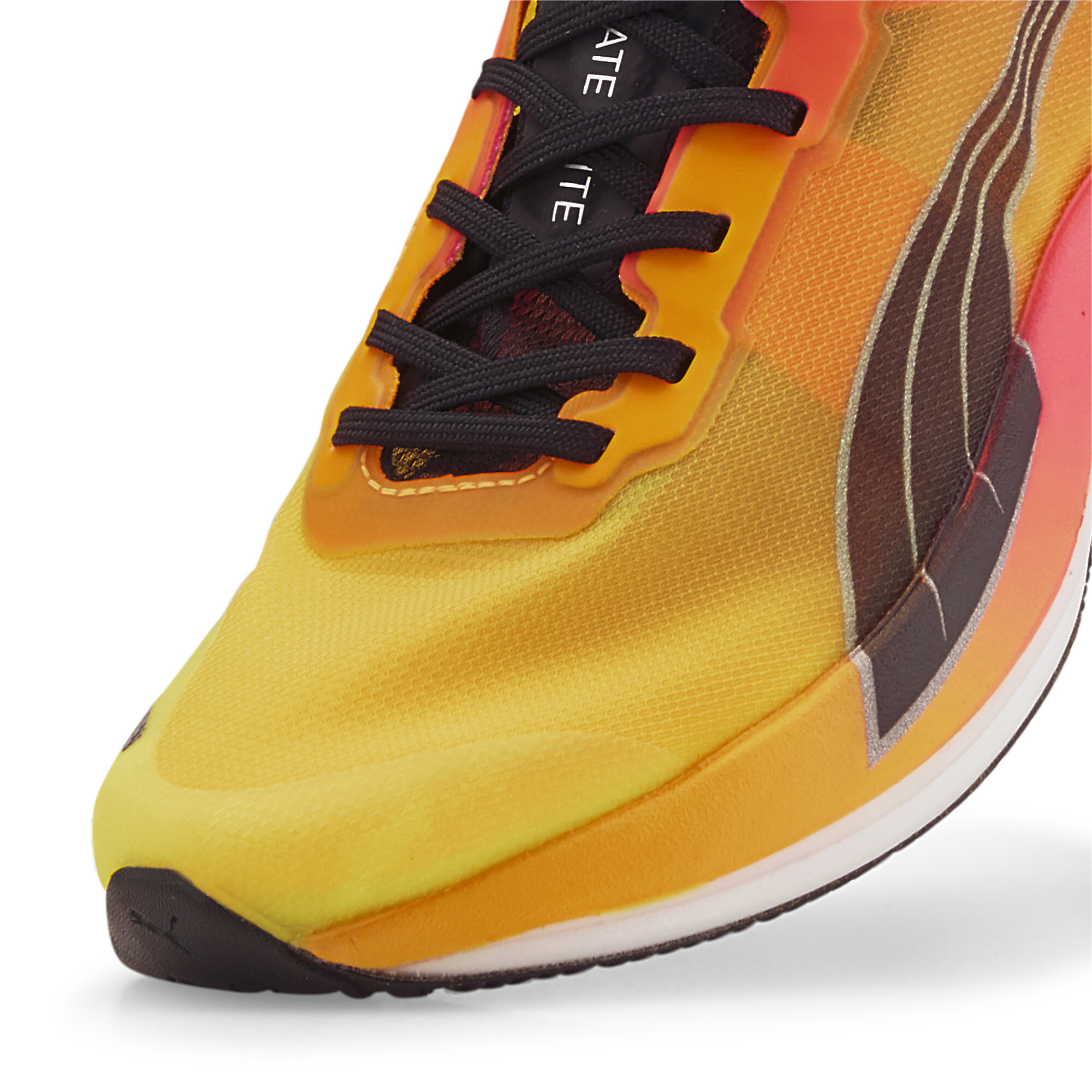 Women's PUMA Deviate NITRO Elite Fireglow Running Shoes Women In Orange, Size EU 40.5