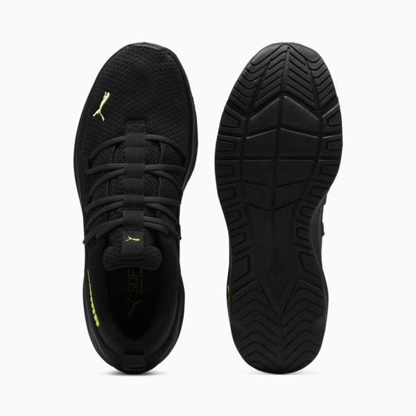 Tenis para correr Hombre Softride One4all, PUMA Black-Lime Pow-Cool Dark Gray, large-MEX