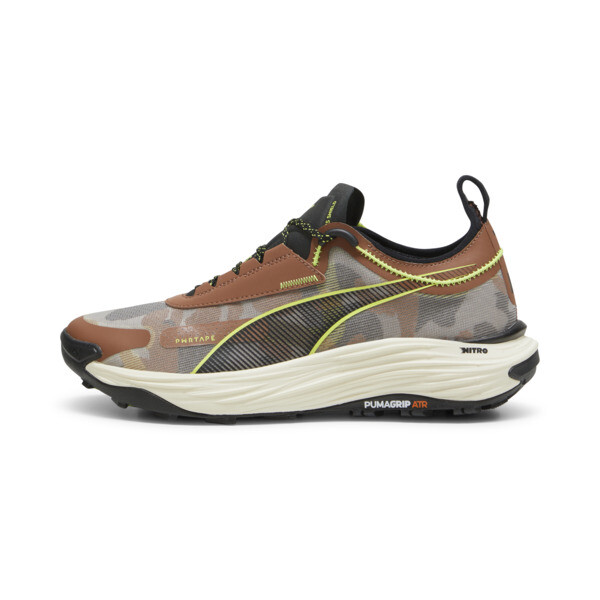 Zapatillas de running en senderos Voyage NITRO™ 3 para hombre, Brown Mushroom-PUMA Black, swatch-ARG