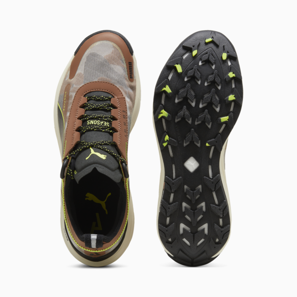 Zapatillas de running en senderos Voyage NITRO™ 3 para hombre, Brown Mushroom-PUMA Black, large-ARG