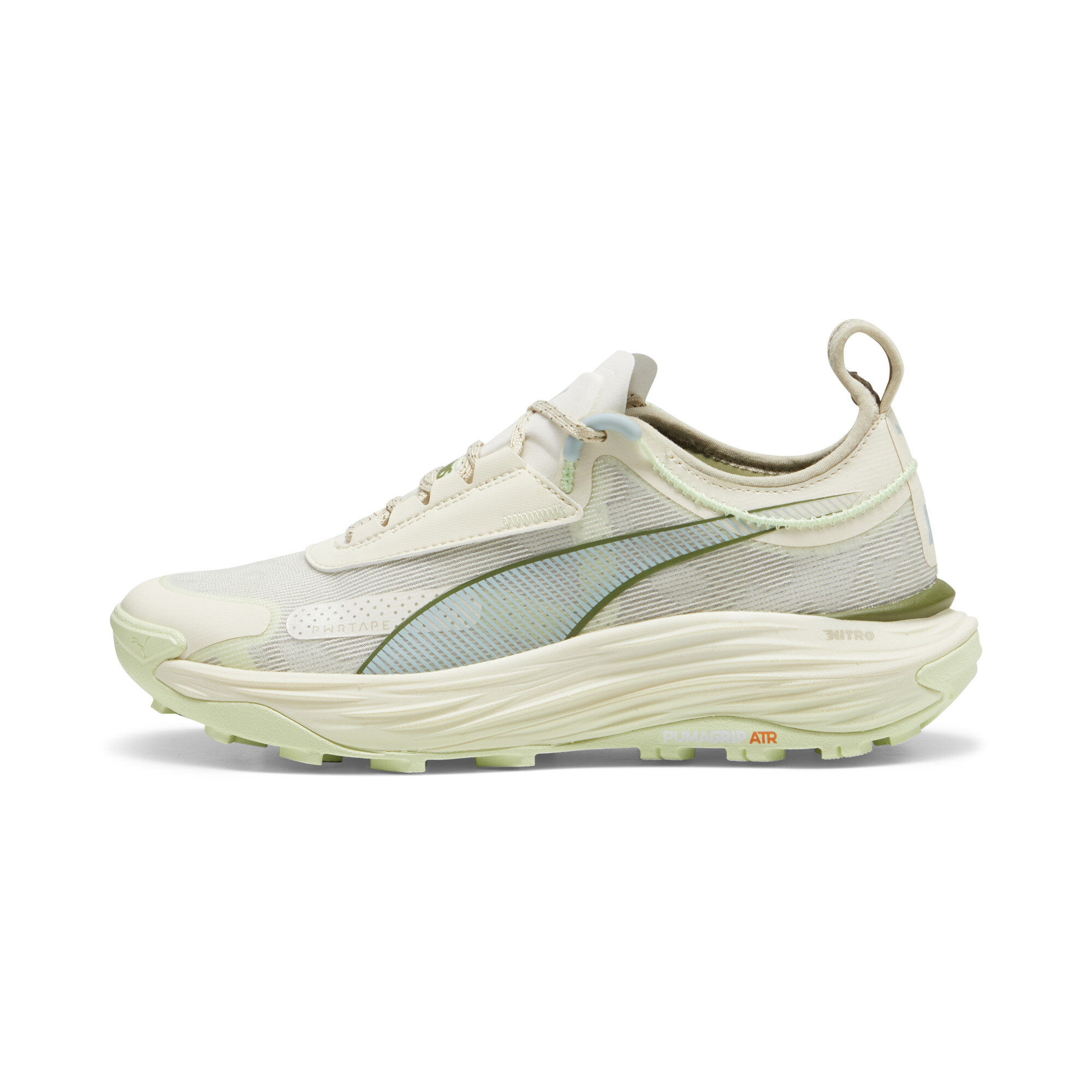 Puma Voyage NITRO™ 3 Trailrunning-Schuhe Damen | Sugared Almond/Turquoise Surf/Olive Green | Größe: 38.5