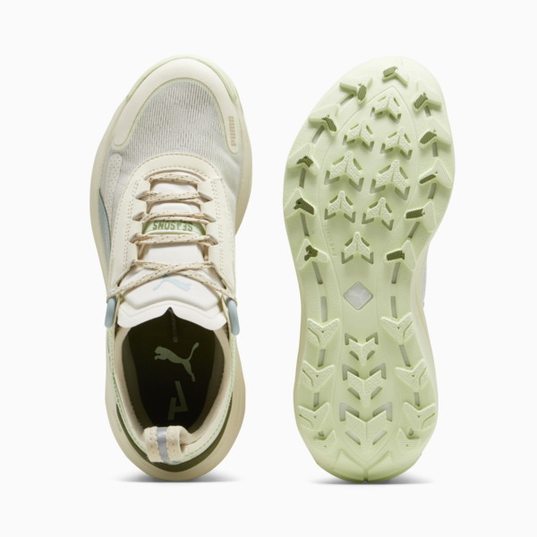 Zapatillas de running en senderos Voyage NITRO™ 3 para mujer, Sugared Almond-Turquoise Surf-Olive Green, large-ARG
