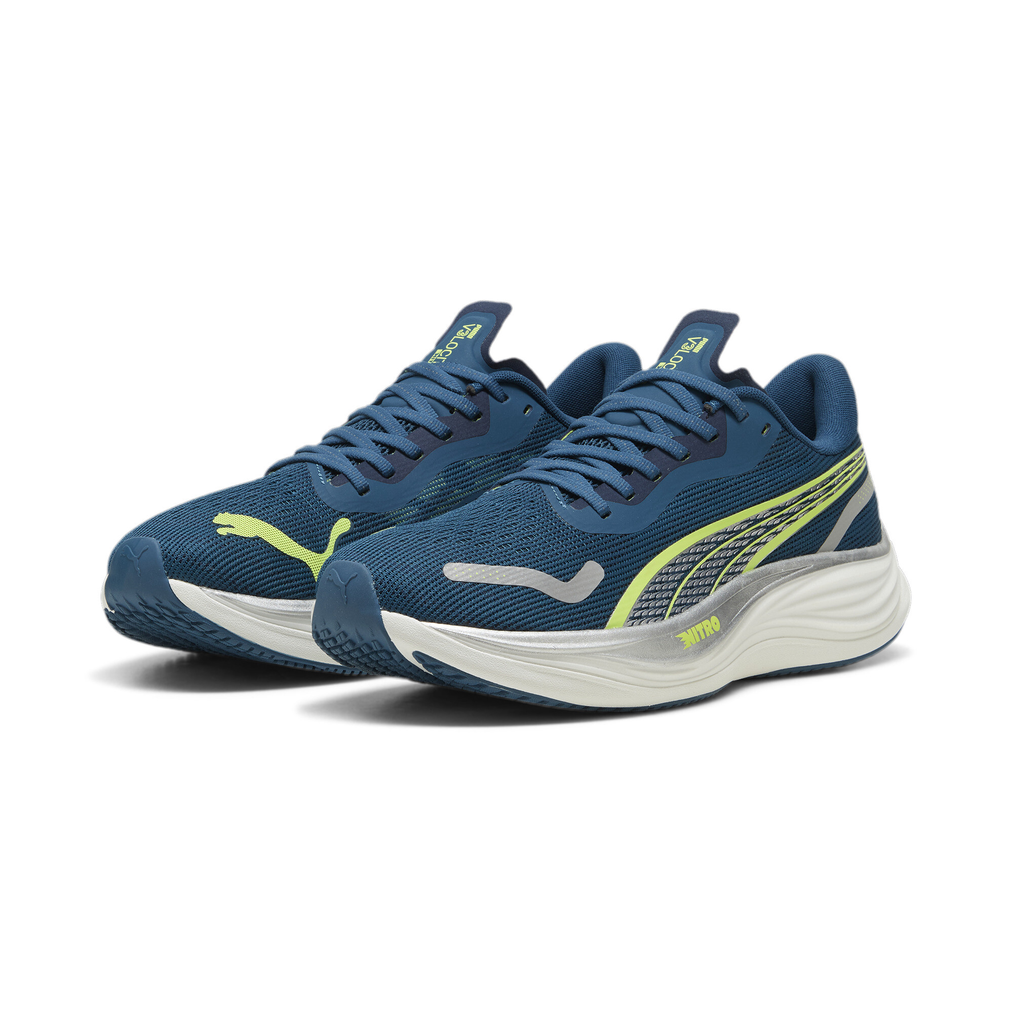 Men's Puma Velocity NITRO™ 3's Running Shoes, Blue, Size 42, Shoes