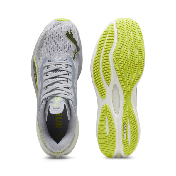 Zapatillas de running para hombre Velocity NITRO™ 3, Gray Fog-Lime Pow-PUMA Black, large-ARG