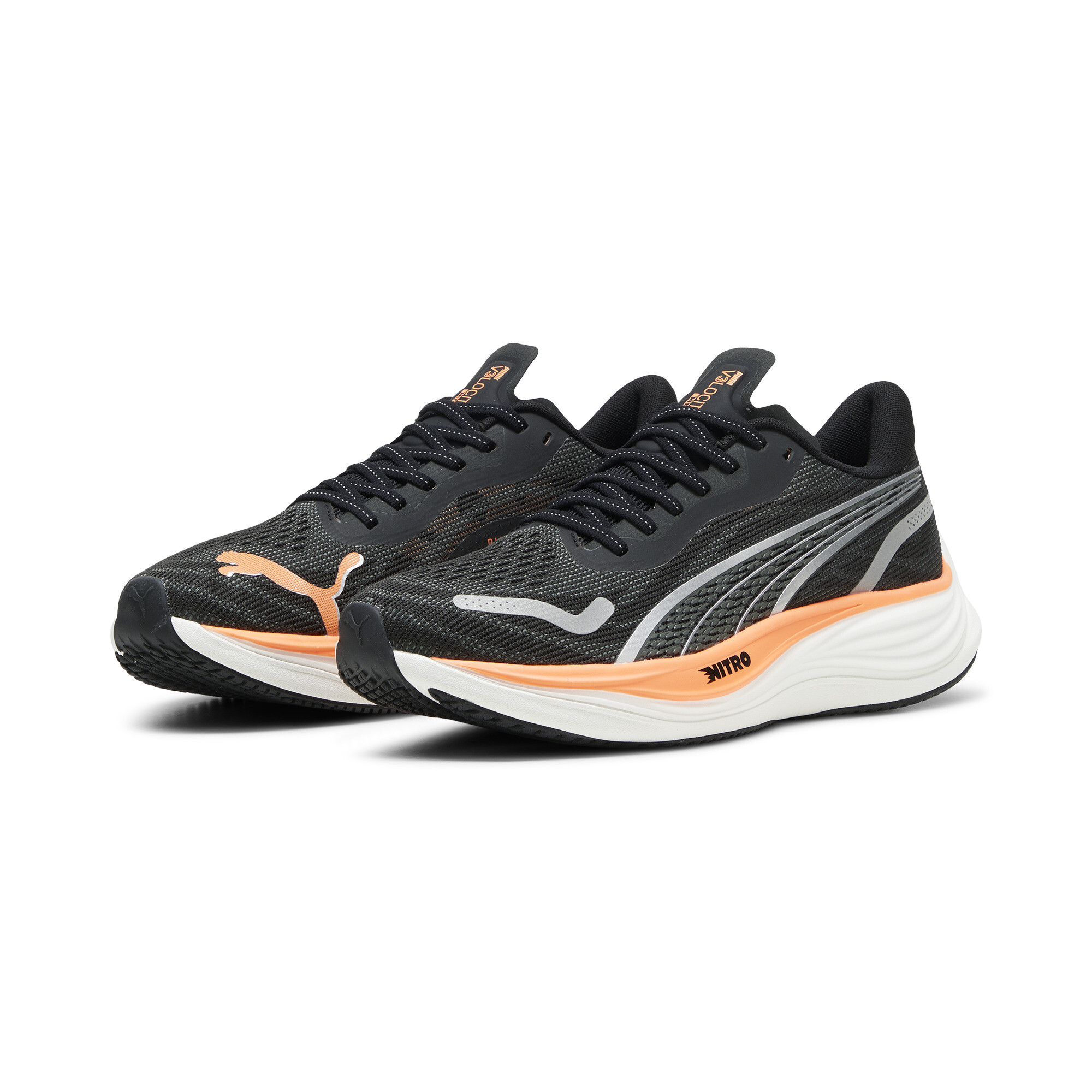 Men's Puma Velocity NITRO™ 3's Running Shoes, Black, Size 39, Shoes